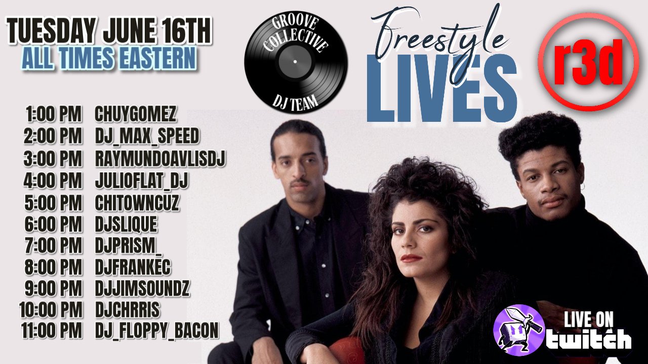 80's &amp; 90's Freestyle On The “Freestyle Lives” Raid Train by DJ FrankEC (6-15-26)