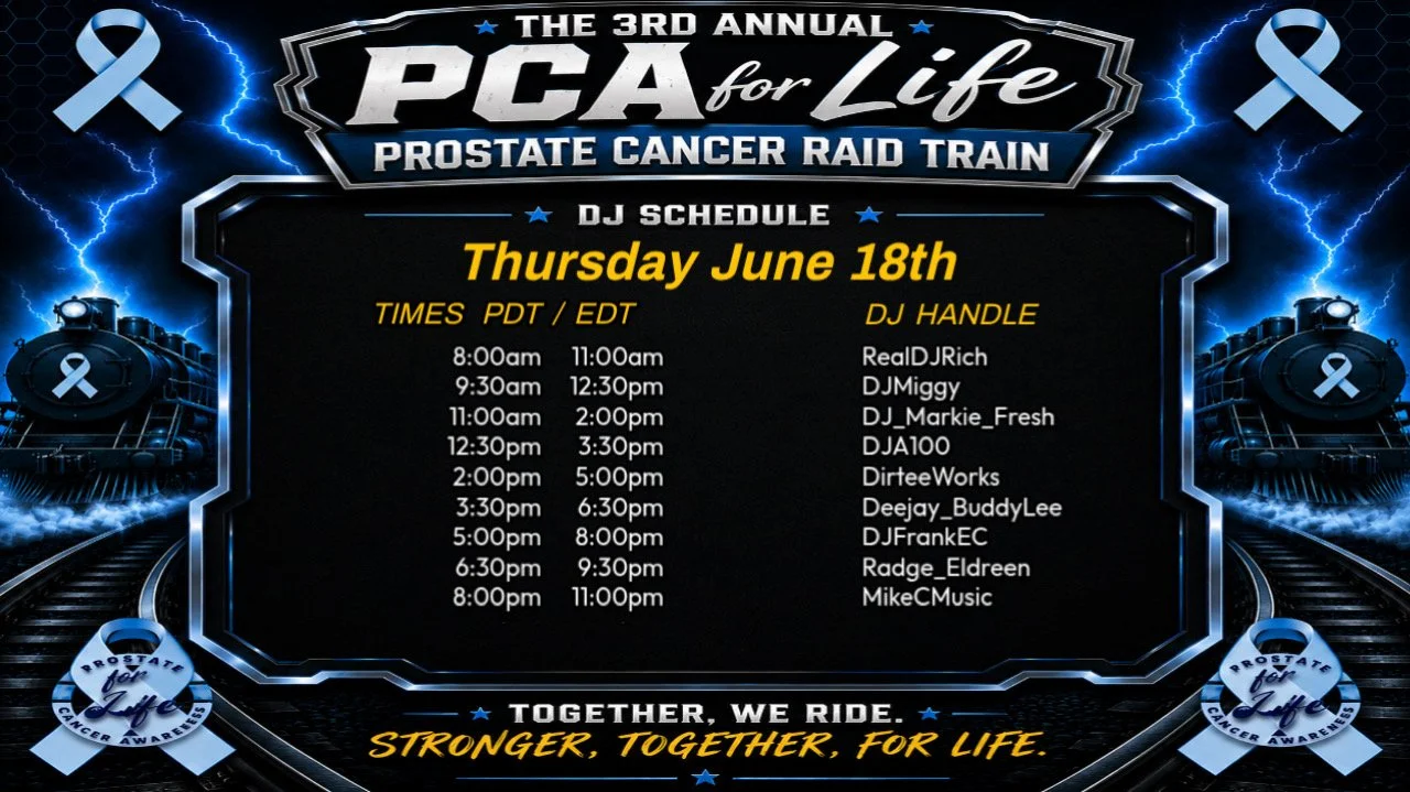 3rd Annual PCA For Life Charity Train by DJ FrankEC (6-18-26)