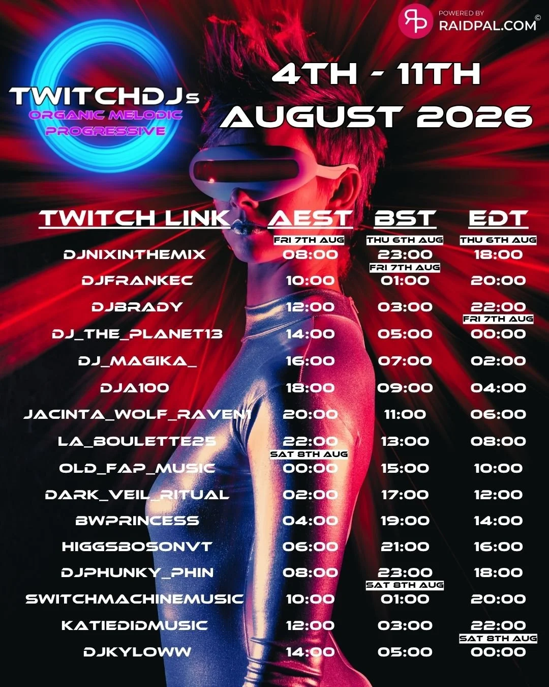 The ClubHouse by DJ FrankEC on The TDJ’s Organic, Melodic, Progressive Raid Train (8-6-26) episode artwork