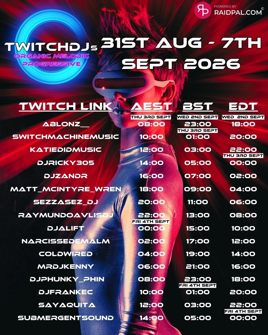 The ClubHouse by DJ FrankEC on The TDJ’s Organic, Melodic, Progressive Raid Train (9-3-26)