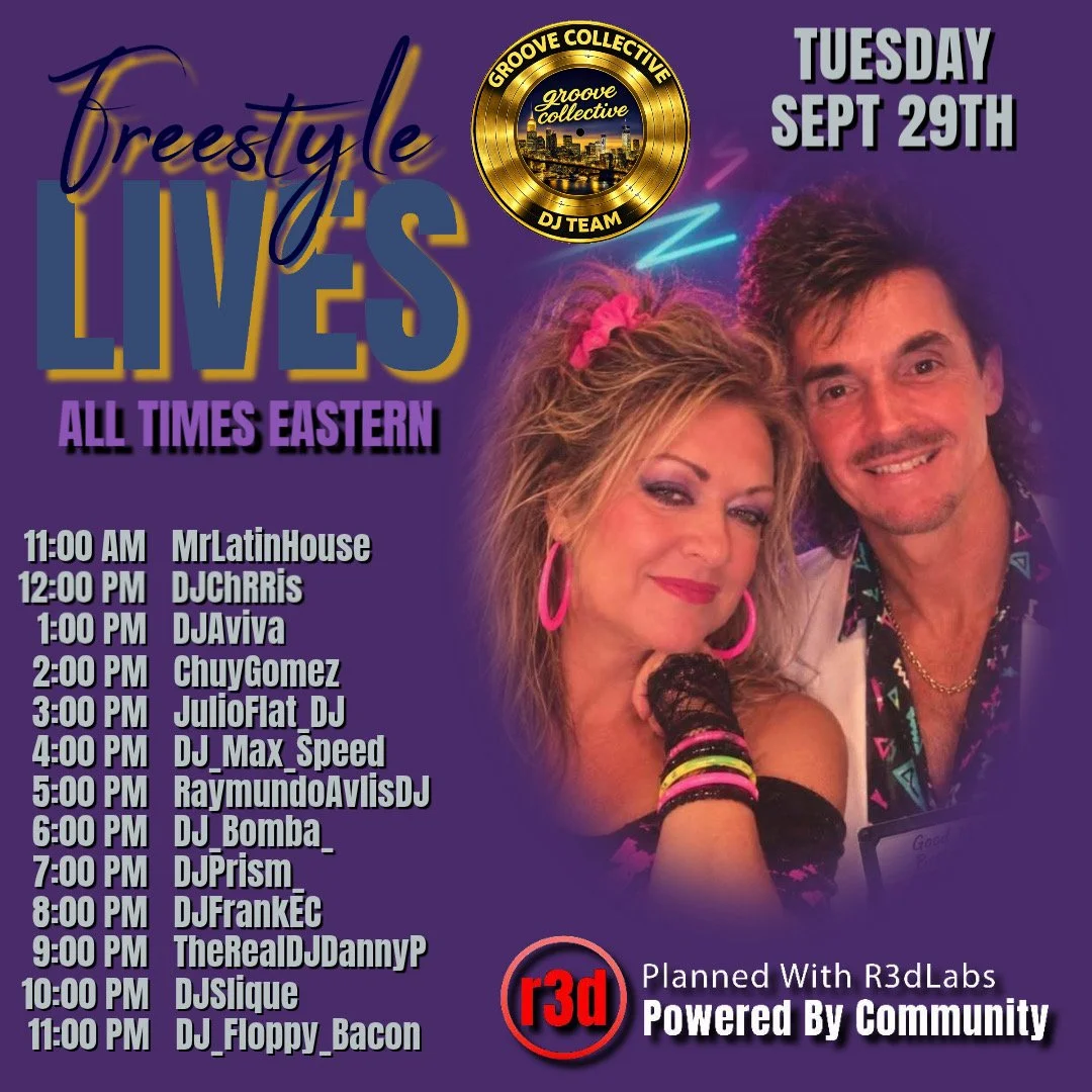 80's &amp; 90's Freestyle On The “Freestyle Lives” Raid Train by DJ FrankEC (9-29-26)