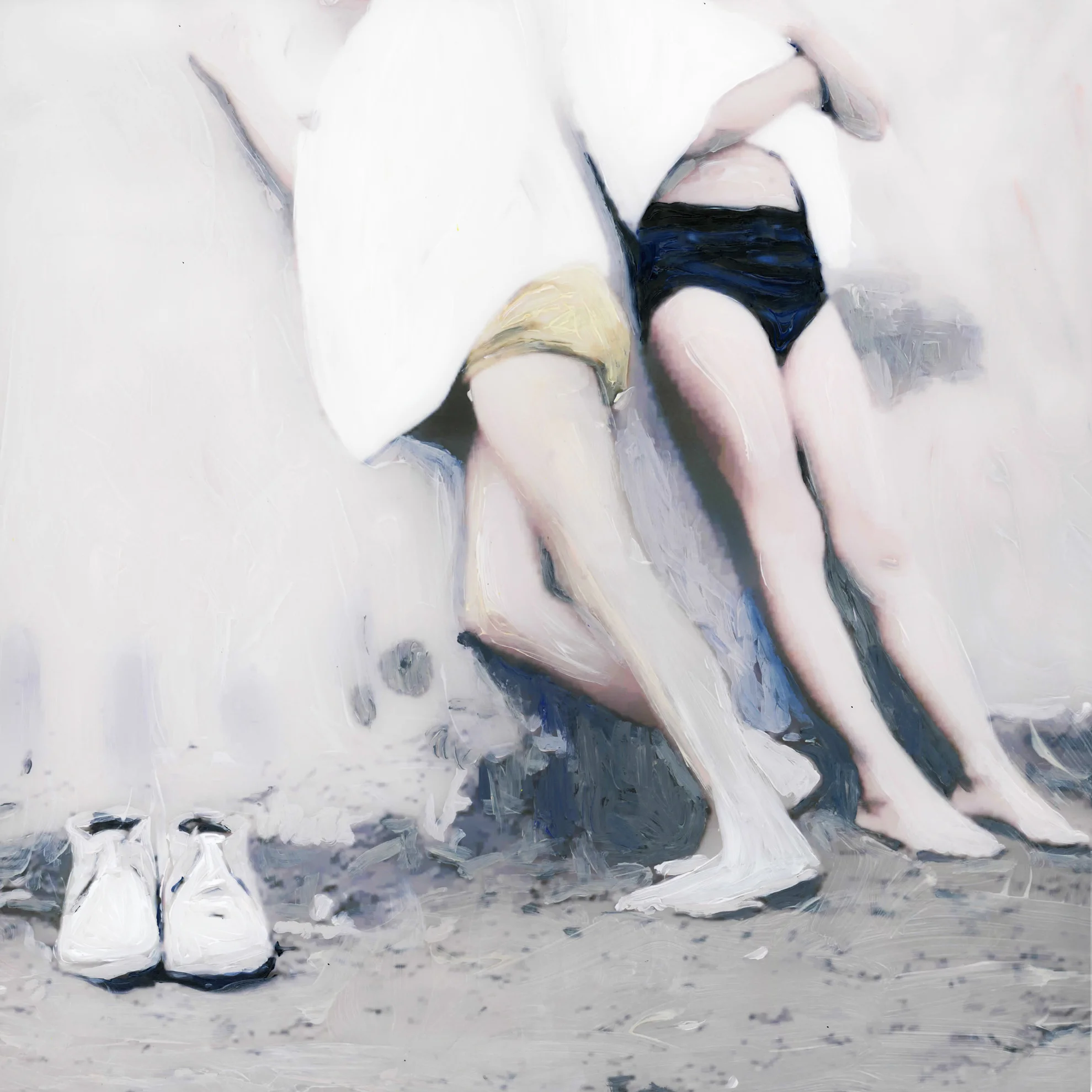 Two Boys at Wall