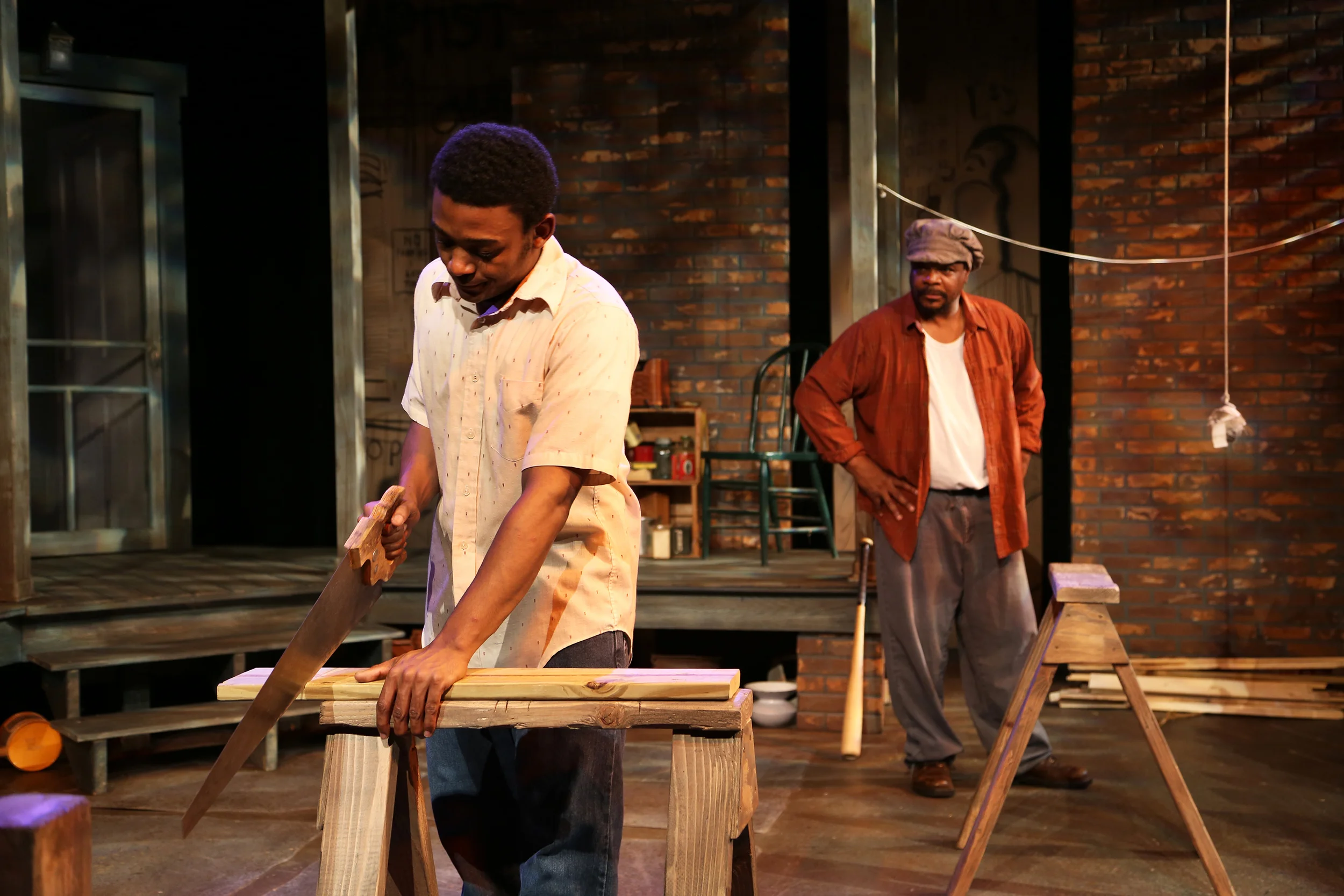 Freddie Fulton as Cory and Aaron Smith as Troy. Photo: Andrea Markowski