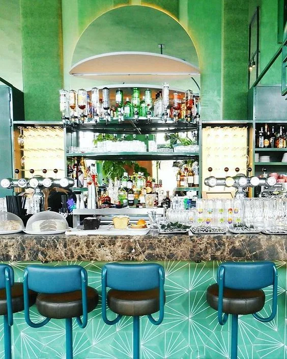 Bar Botanique Design by 3WO in Amsterdam as seen in ELLE Decoration NL Canal House issue #1 2017/ foto from another source.