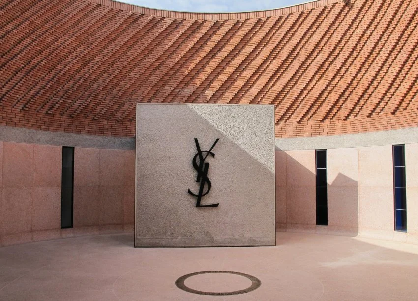 Inner courtyard in Yves Saint Laurent Museum in Marrakech as seen www.buro247.me