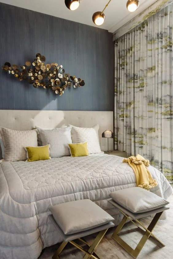 Bedroom at One57 Residence Interior by DHD Architecture & Design as seen on www.1stdibs.com