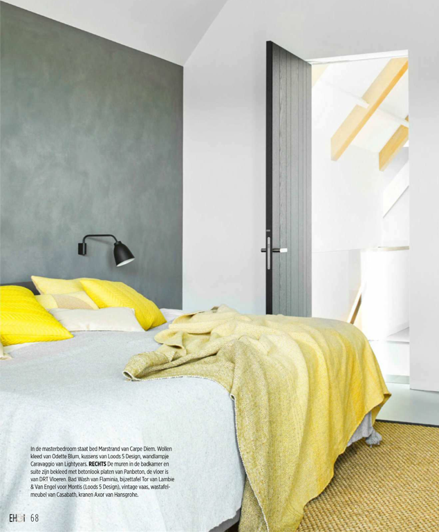 Bedroom at Boerderij 2.0 as seen on Eigenhuis & Interieur issue December 2017/ Photo credit: Alexander Van Berge.