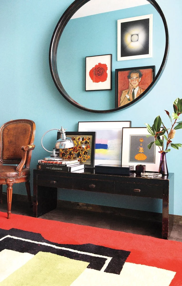 Living room in Soho Loft by Robert Couturier as seen on www.1stdibs.com