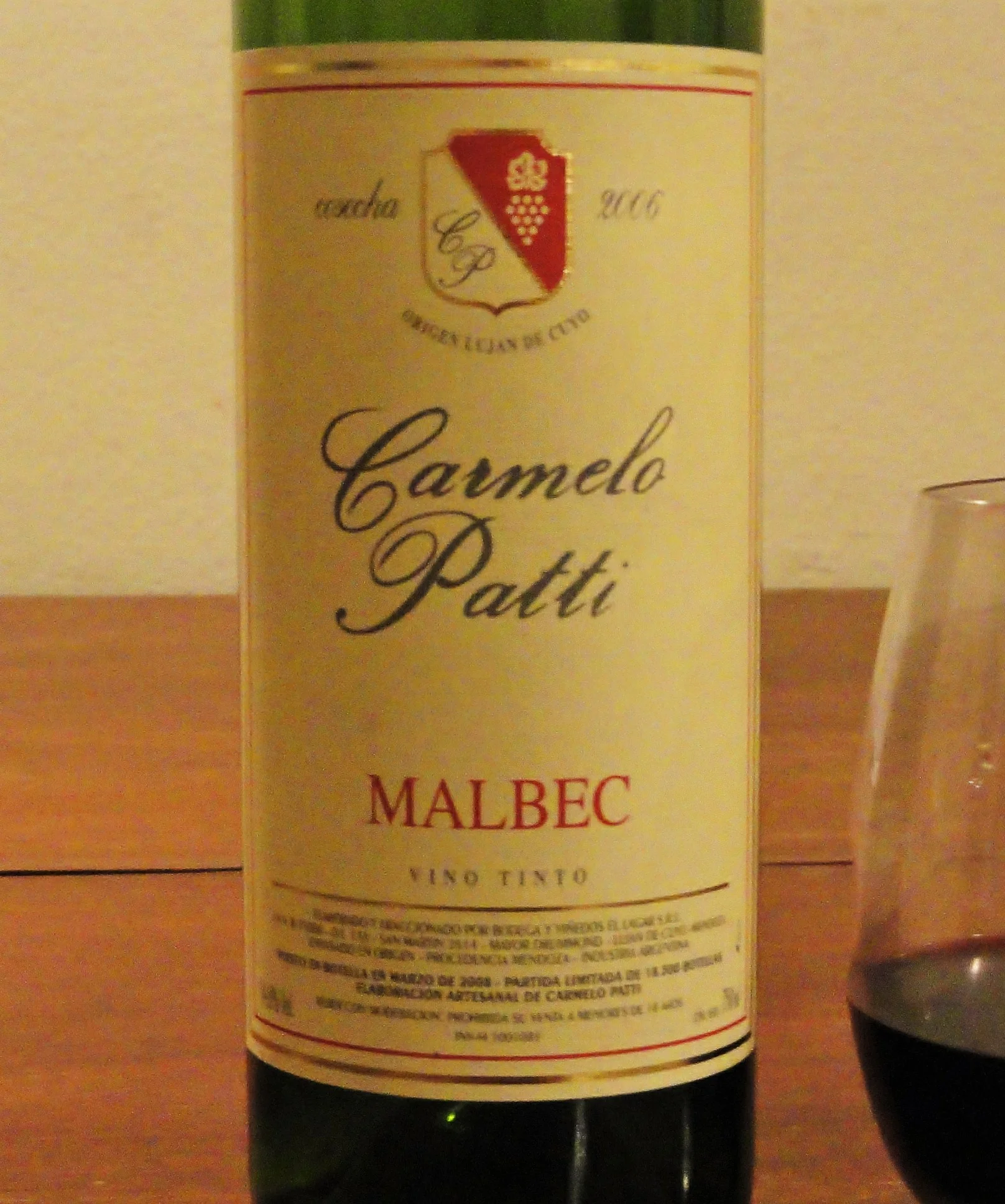 What We're Drinking Now: 2006 Carmelo Patti Malbec