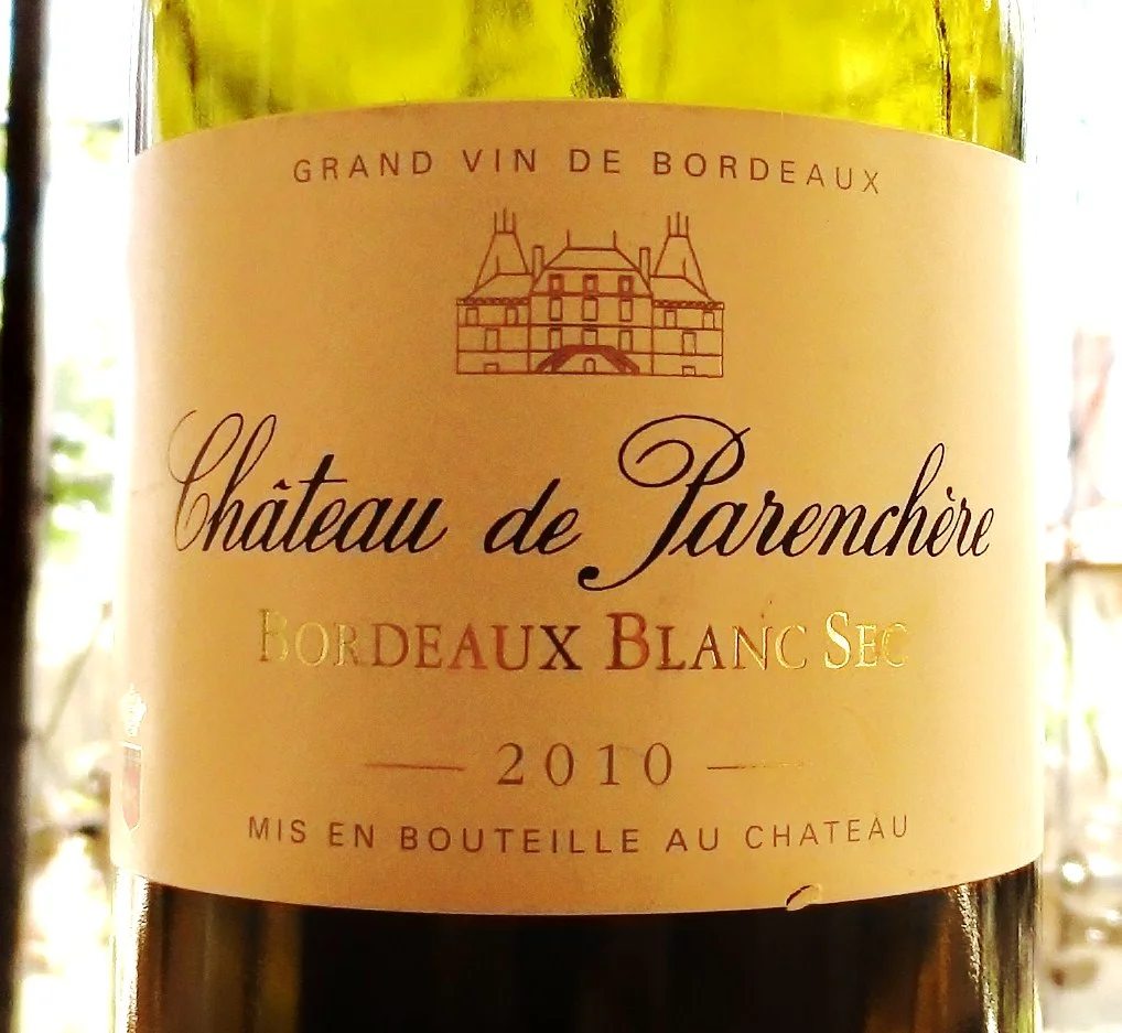 What We're Drinking Now: Chateau Parenchere Blanc Sec