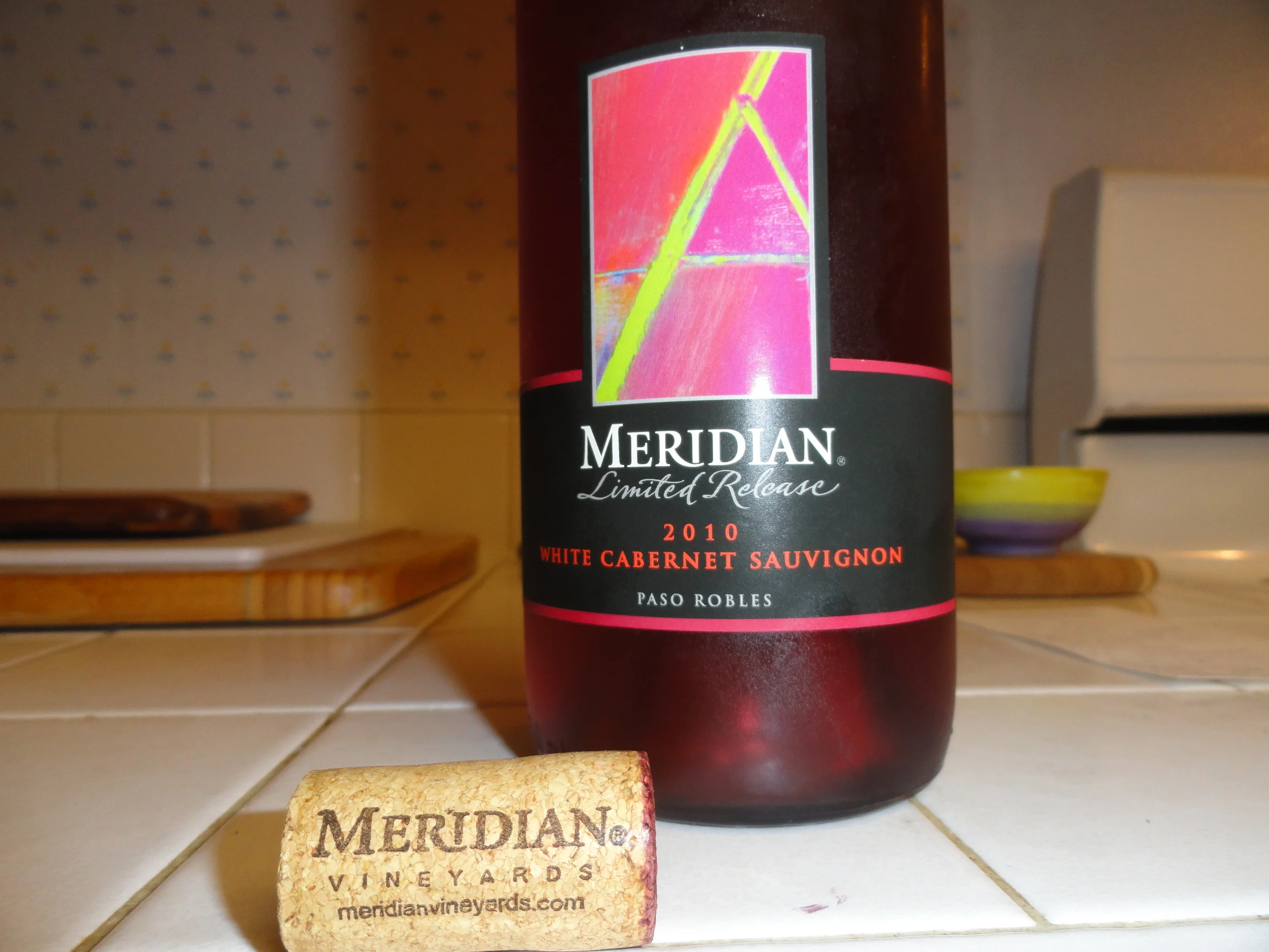 What We're Drinking Now: 2010 Meridian White Cabernet Sauvignon
