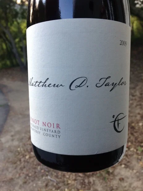 What We're Drinking Now: 2009 Matthew D. Taylor Pinot Noir