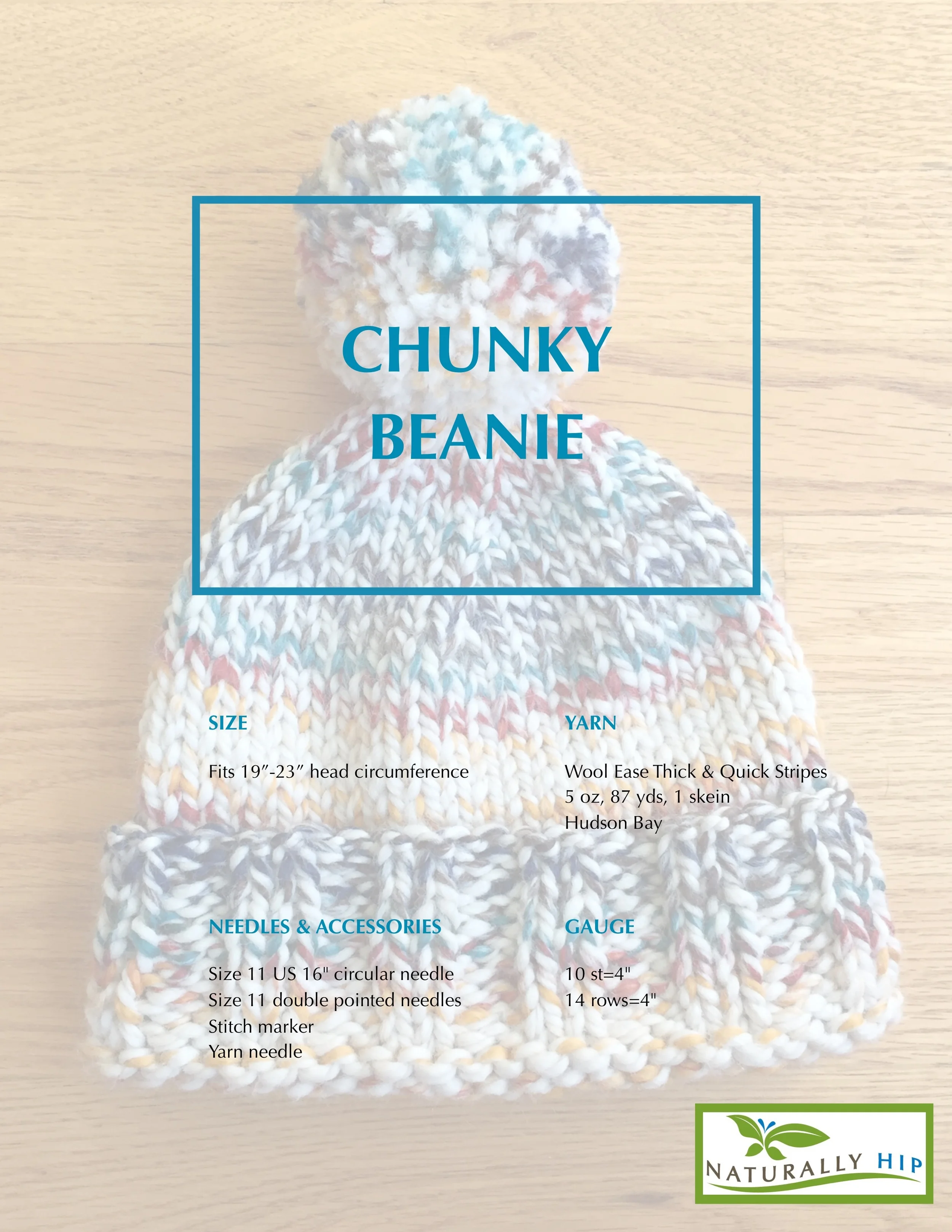 Chunky Beanie Pattern