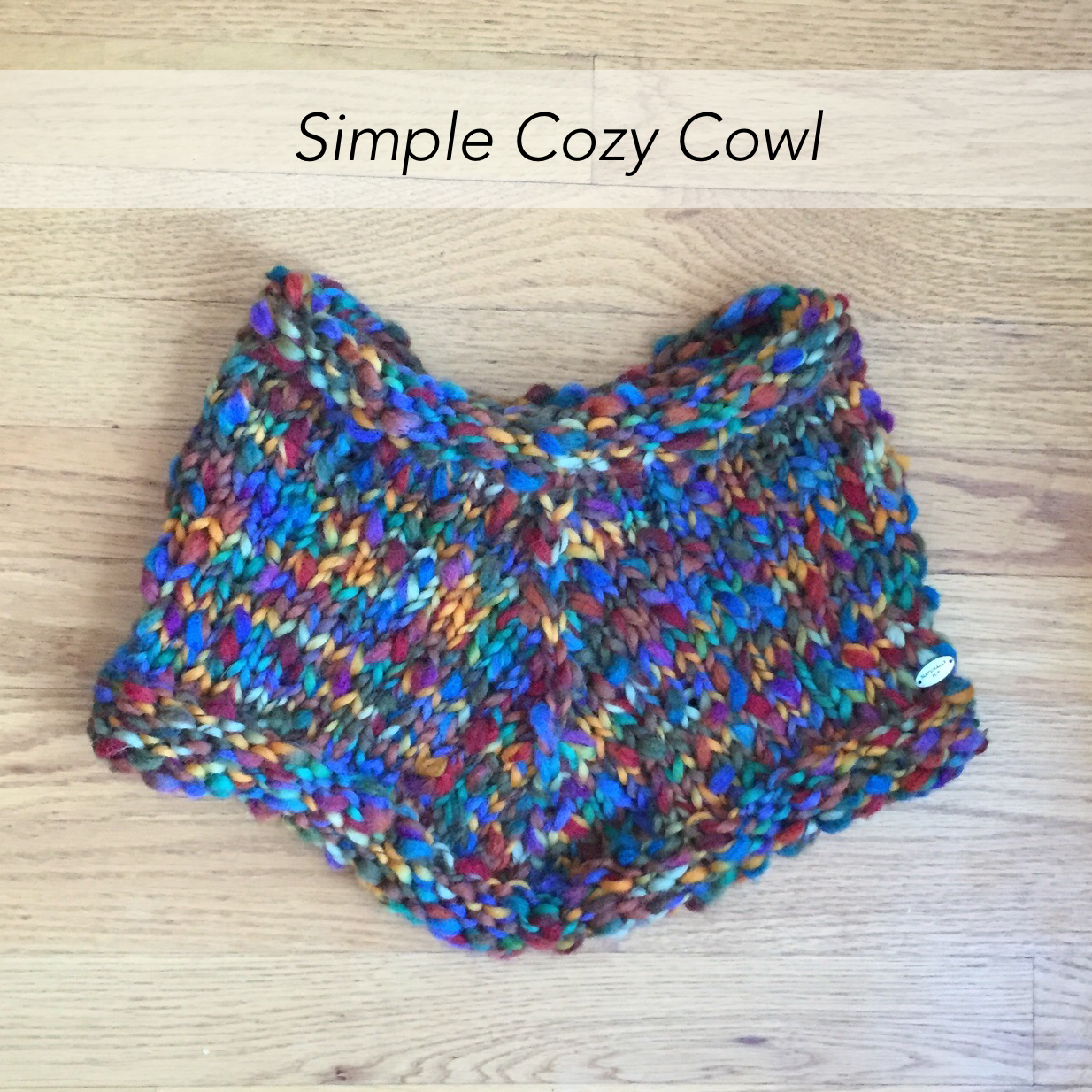 Simple Cozy Cowl Workshop