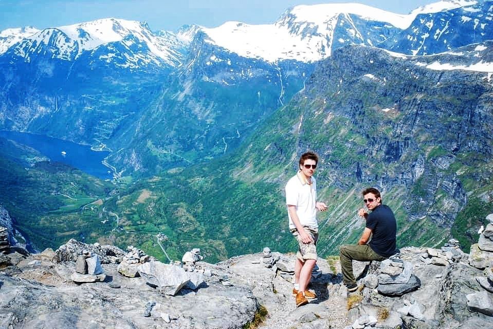 Me and the boy @gary6376 in a place called #stryn . One of the most beautiful places I&rsquo;ve ever been.
