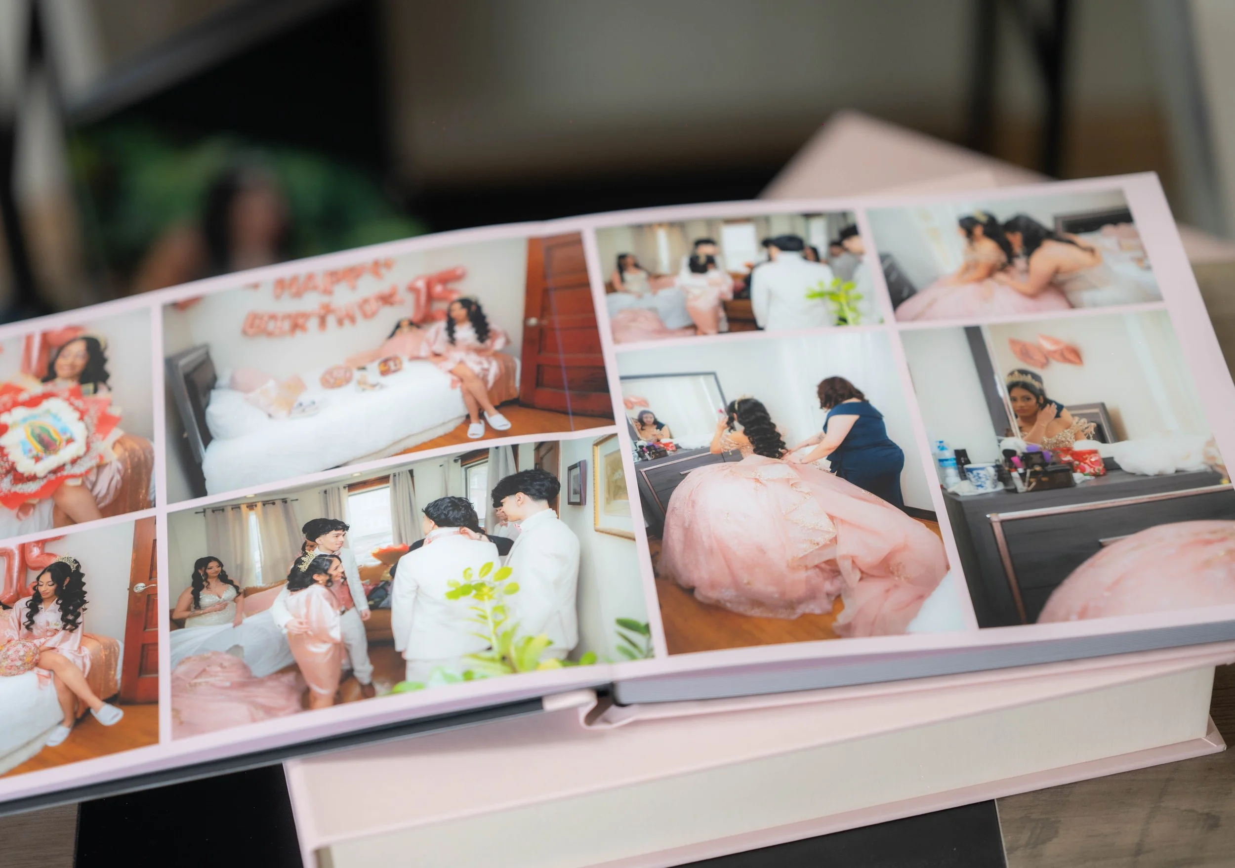 Quinceañera photo album