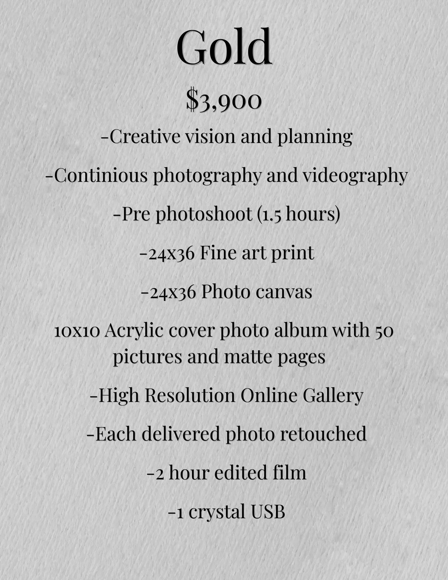 Wedding photography packages in Chicago.