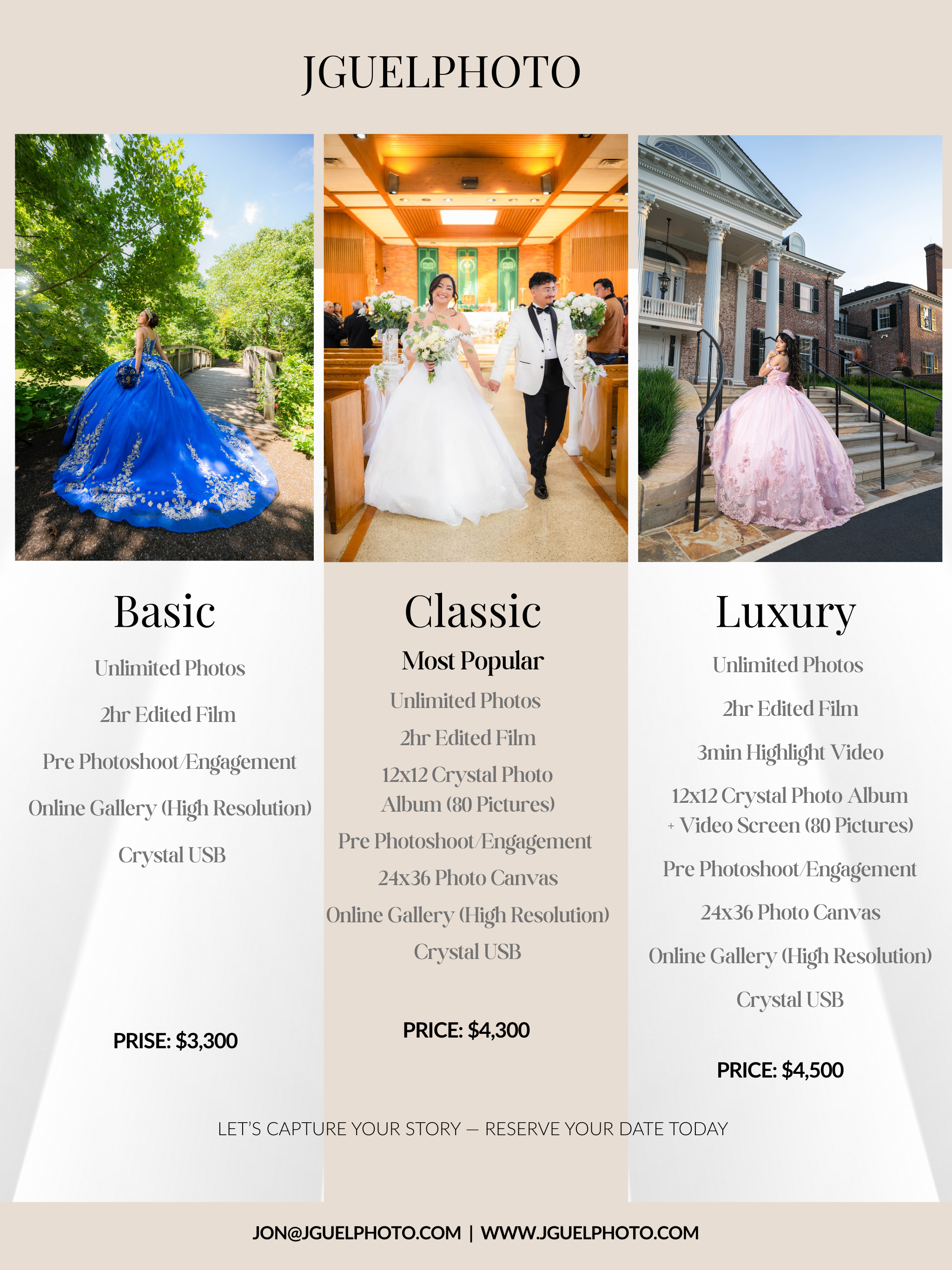 premium chicago wedding and quinceañera photographer