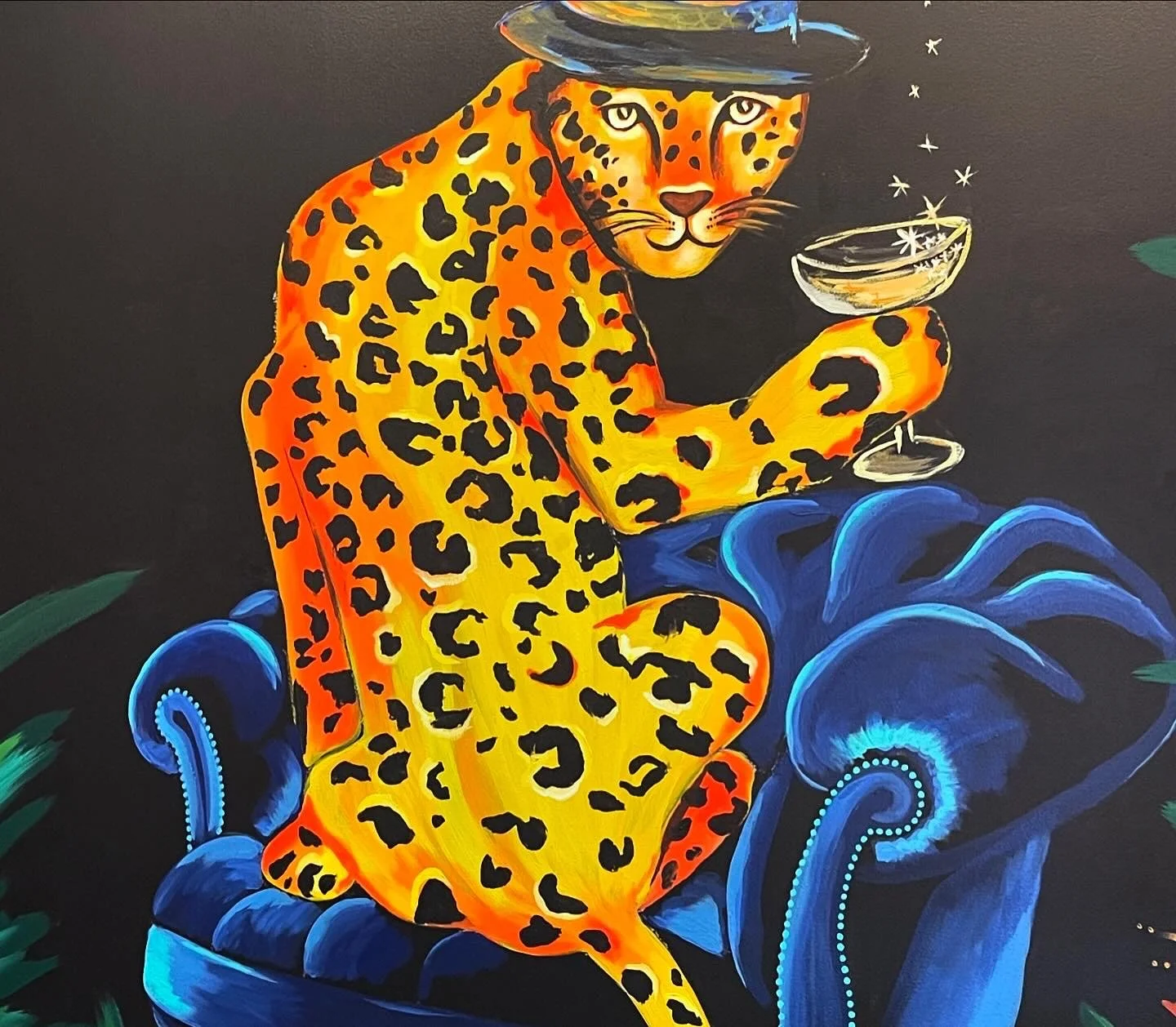 Mural de Bastion. Bubble Bar, Amesbury. 2024