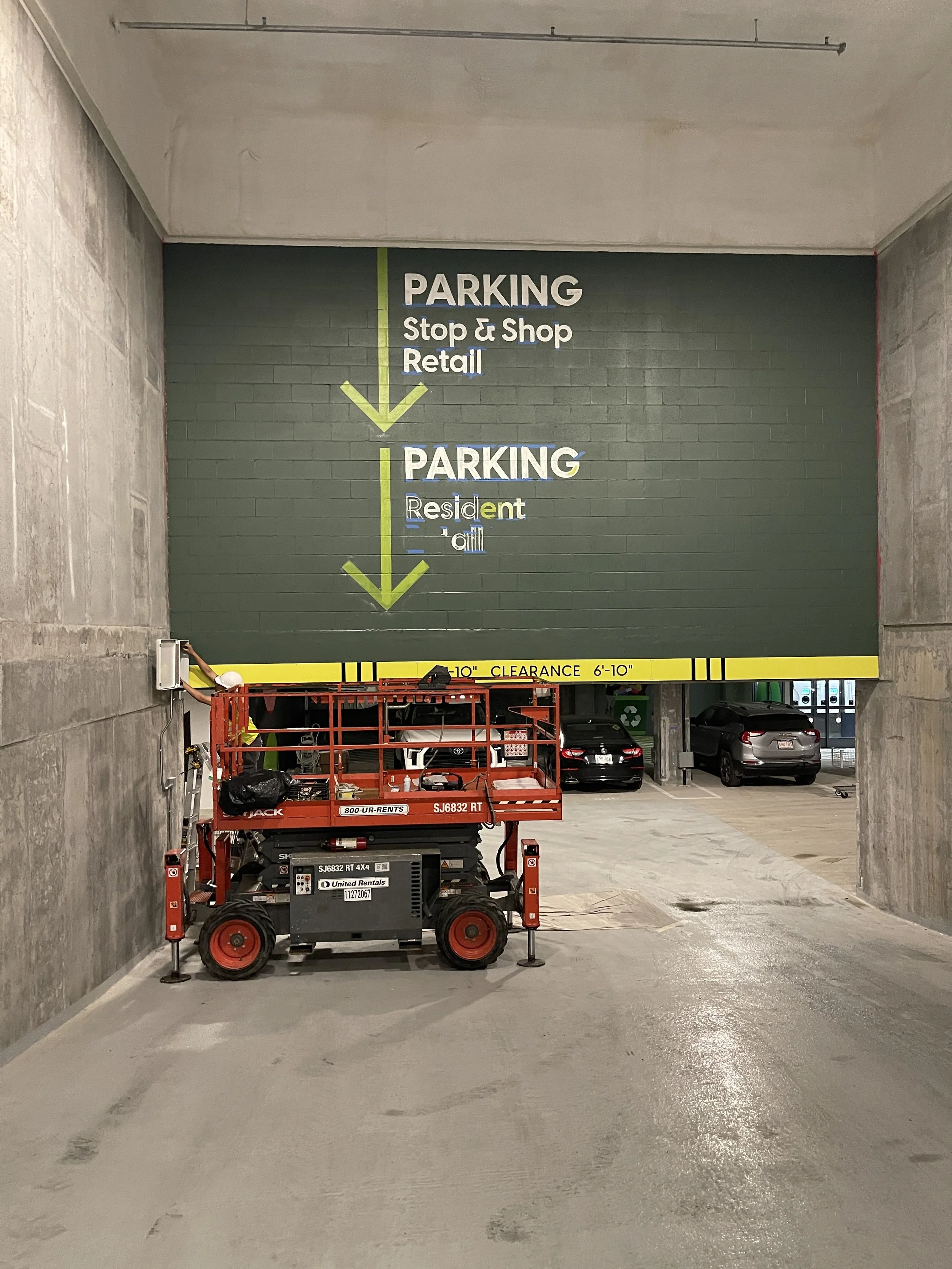 Stop and Shop Directionals, 2024. Lebel Signs.