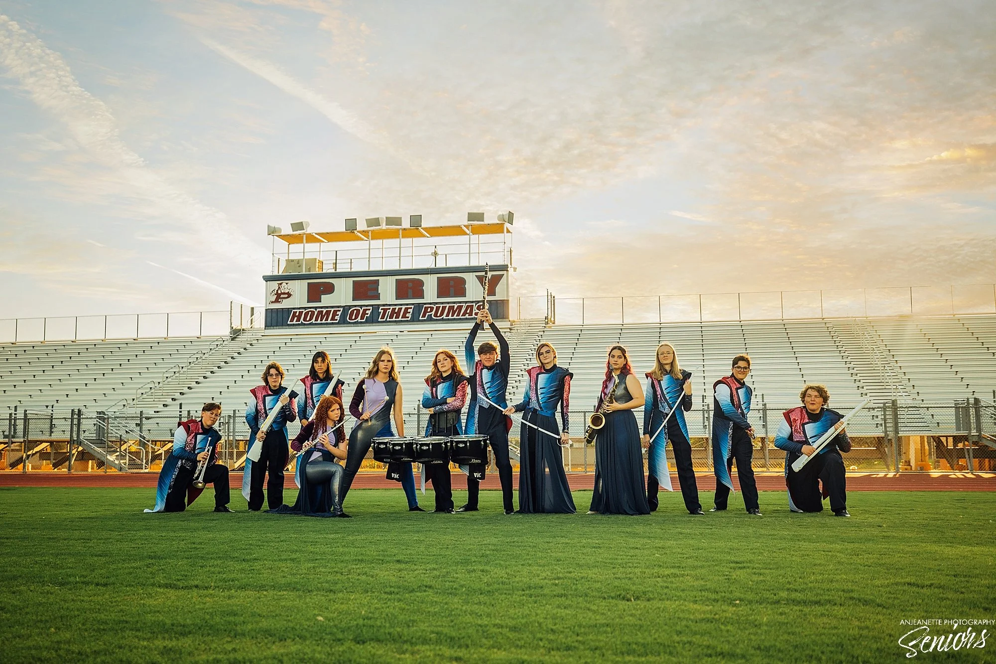 Phoenix Arizona Marching Band Banner Pictures by Photography