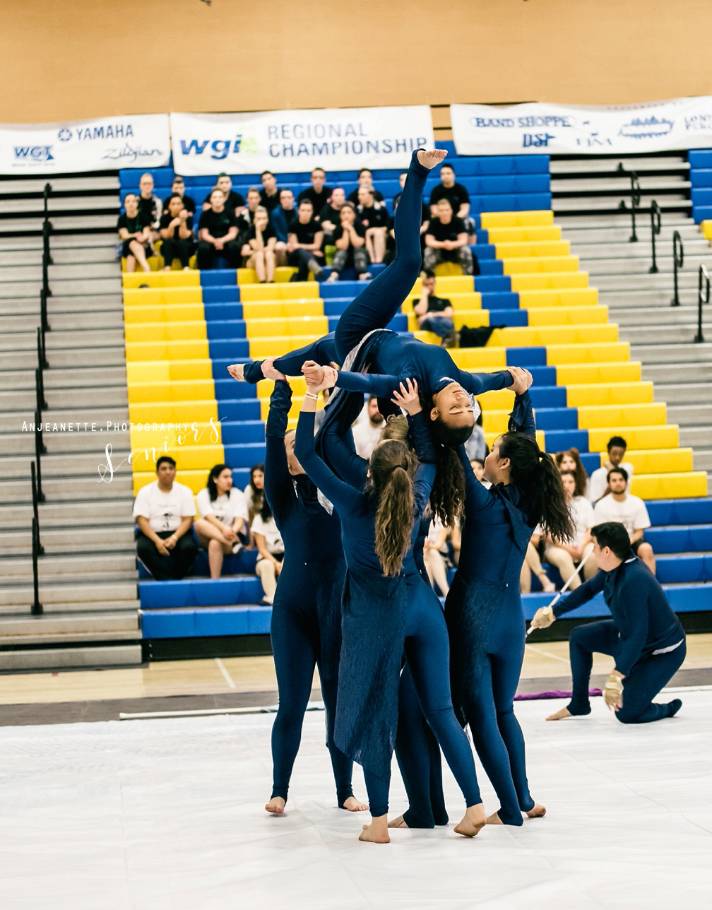 wgi photography action shot anjeanette photography arizona high school senior pictures