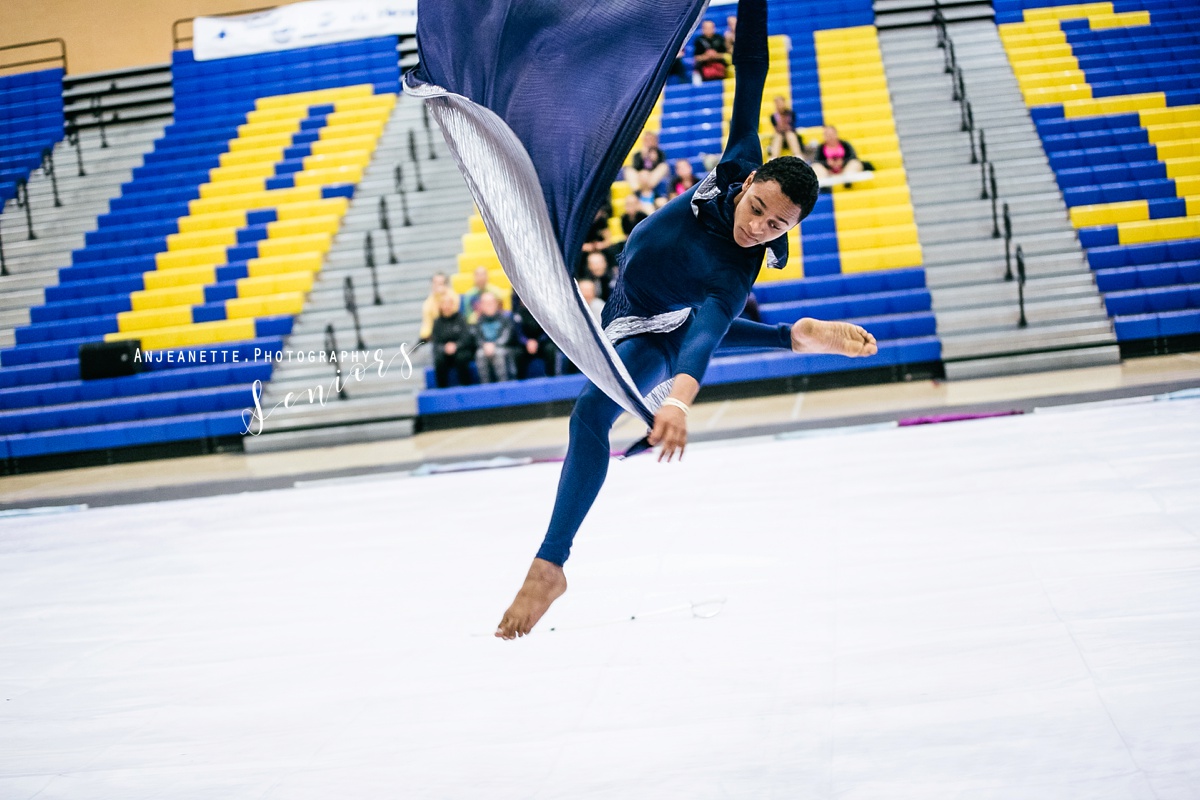 wgi photography action shot anjeanette photography arizona high school senior pictures