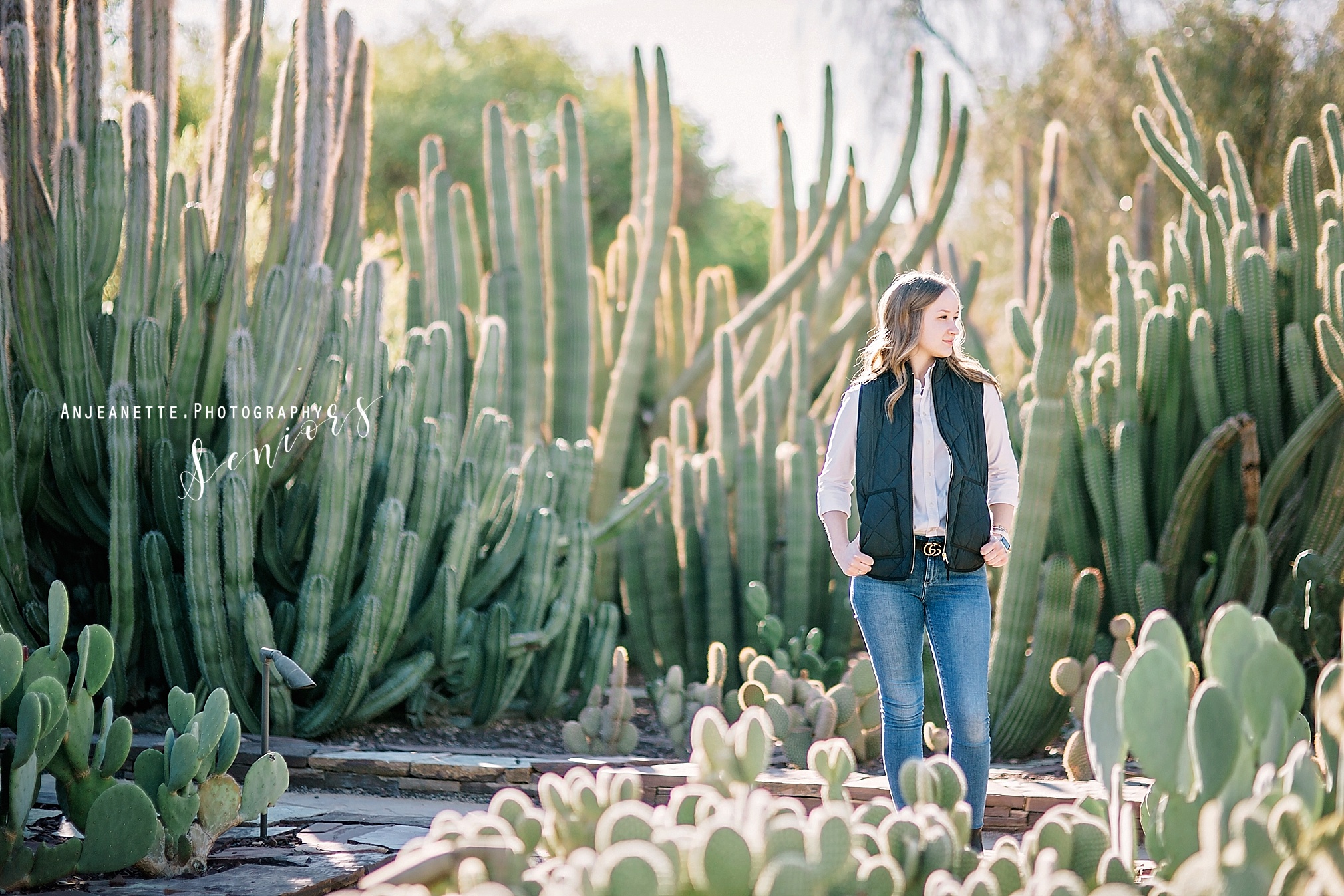 Hallie Class Of 2019 Desert Botanical Garden Senior Portrait