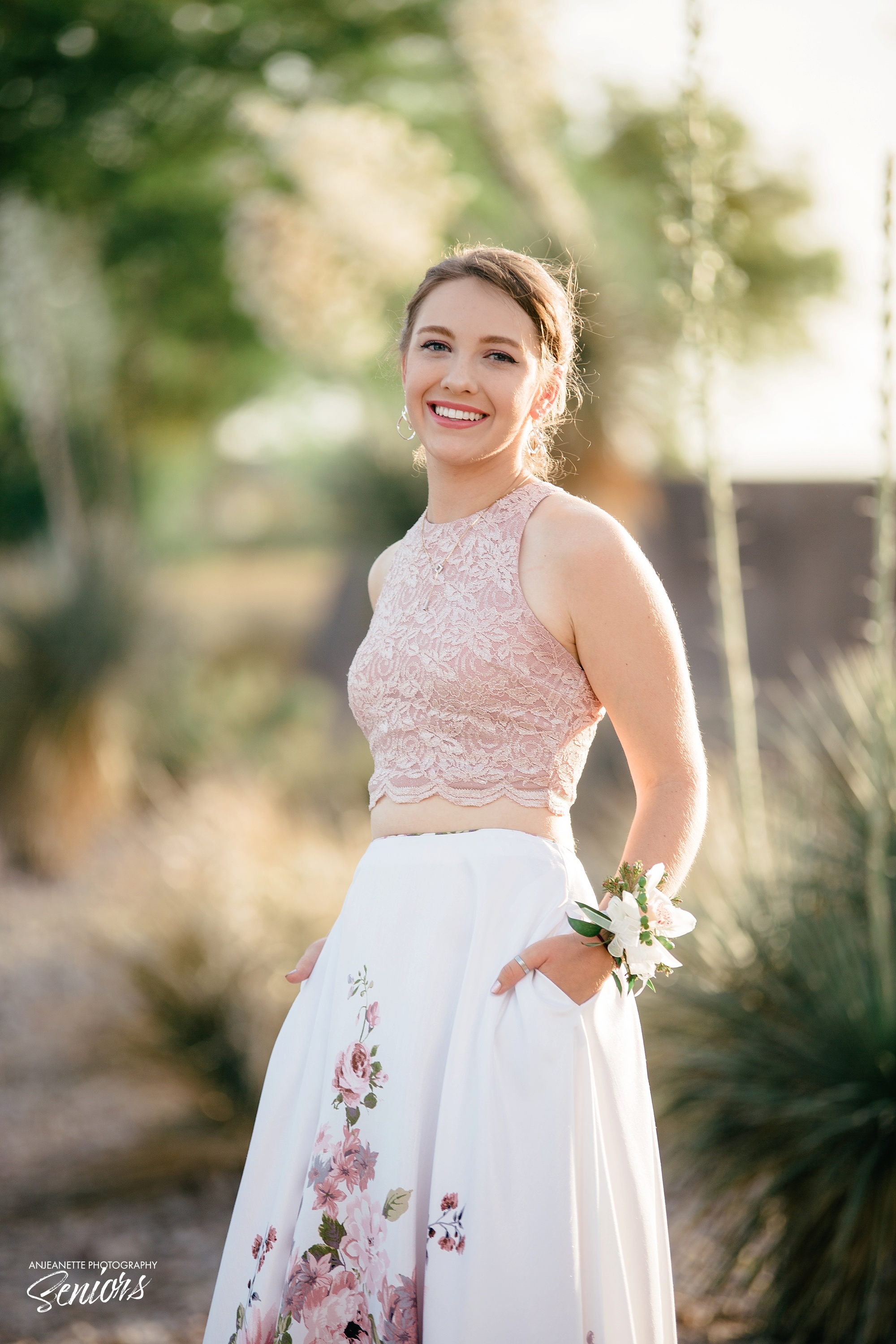 best Places to take senior graduation pictures Sandra Day O’Connor High School Phoenix Peoria Az Anthem high school portraits grad photographer Anjeanette Photography XCP Phx Arizona 