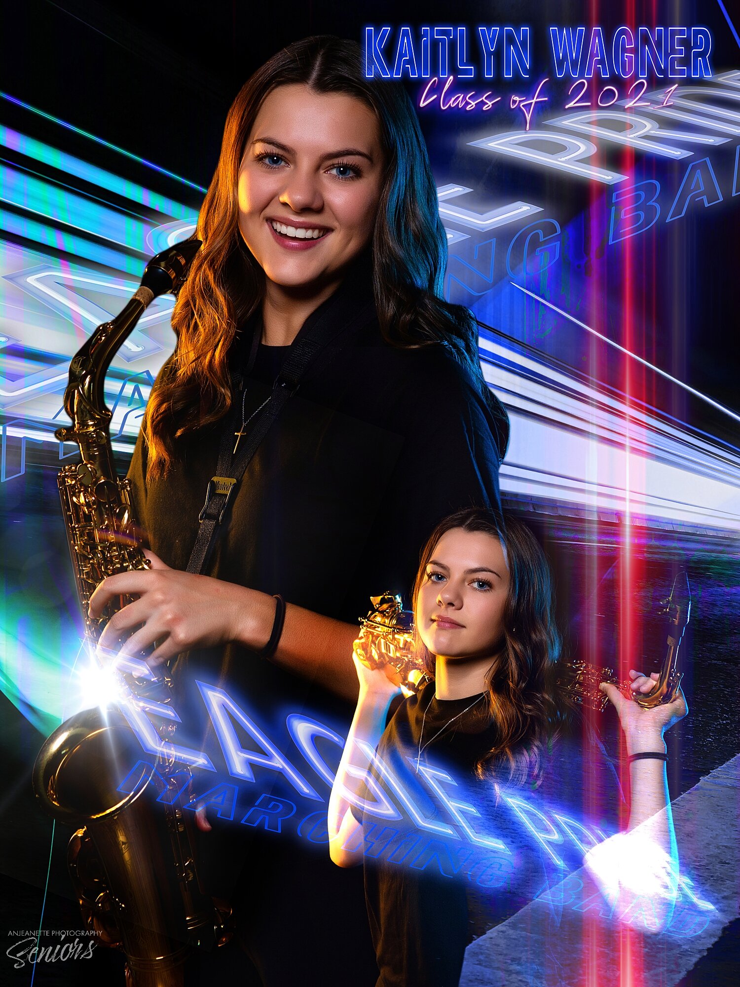 Sandra Day O'Connor Eagle Pride Marching Band | Senior Banners!