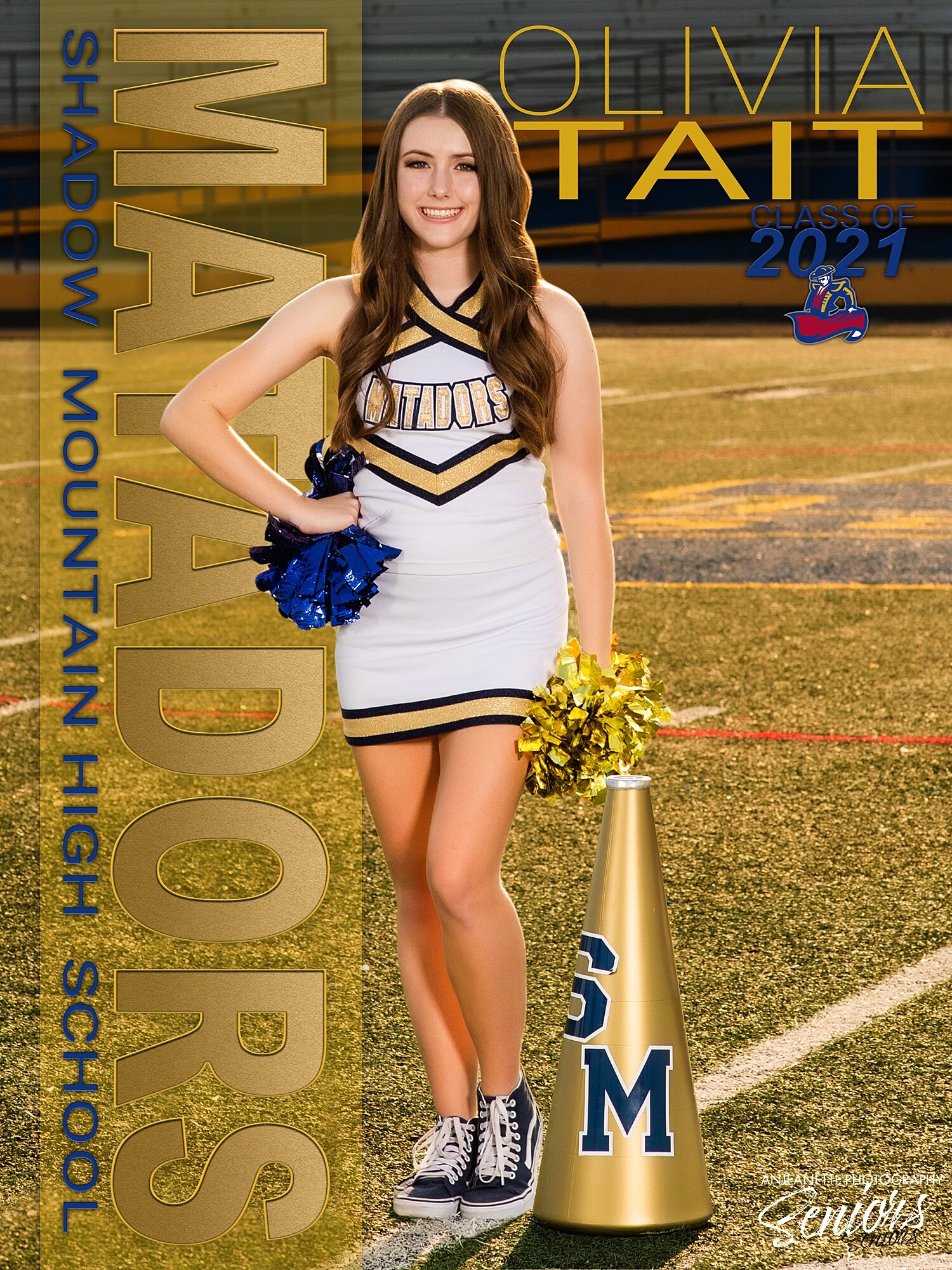 best high school Senior sports banners Pictures near me Phoenix Az Anjeanette Photography Graduation portraits 