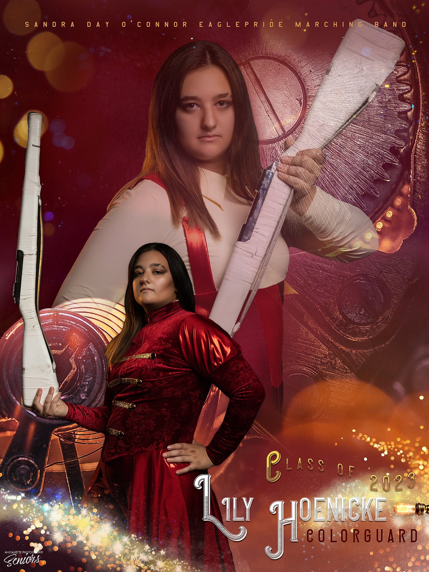  Phoenix Arizona Marching Band Banner Pictures by Anjeanette Photography High School Seniors 