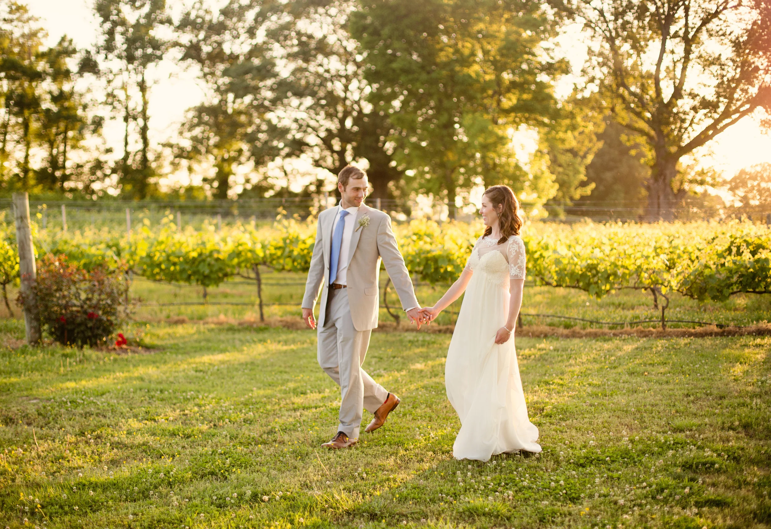 Sarah + Aury, A Vineyard Wedding