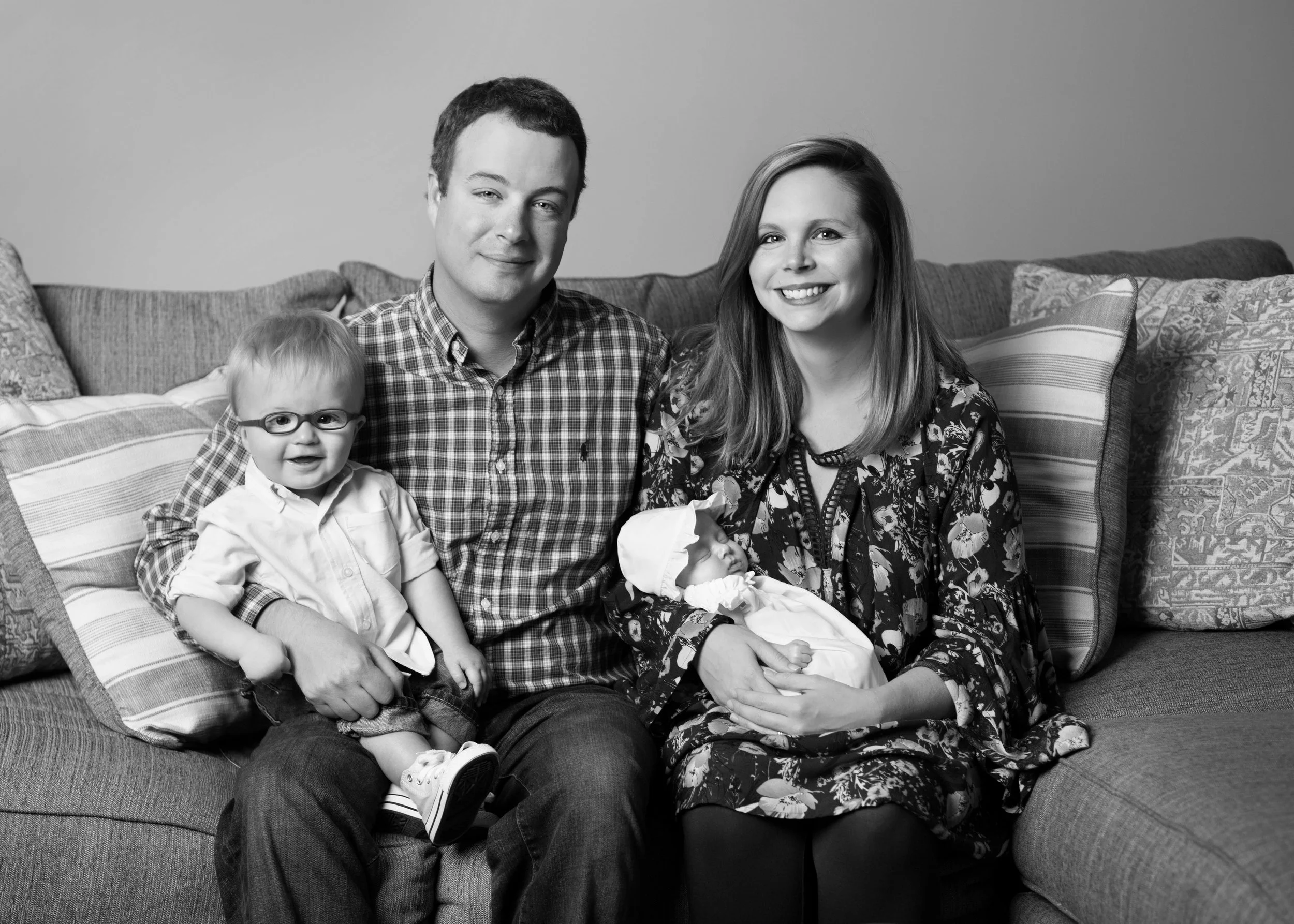 Parks Family- One Year Birthday + Newborn Session