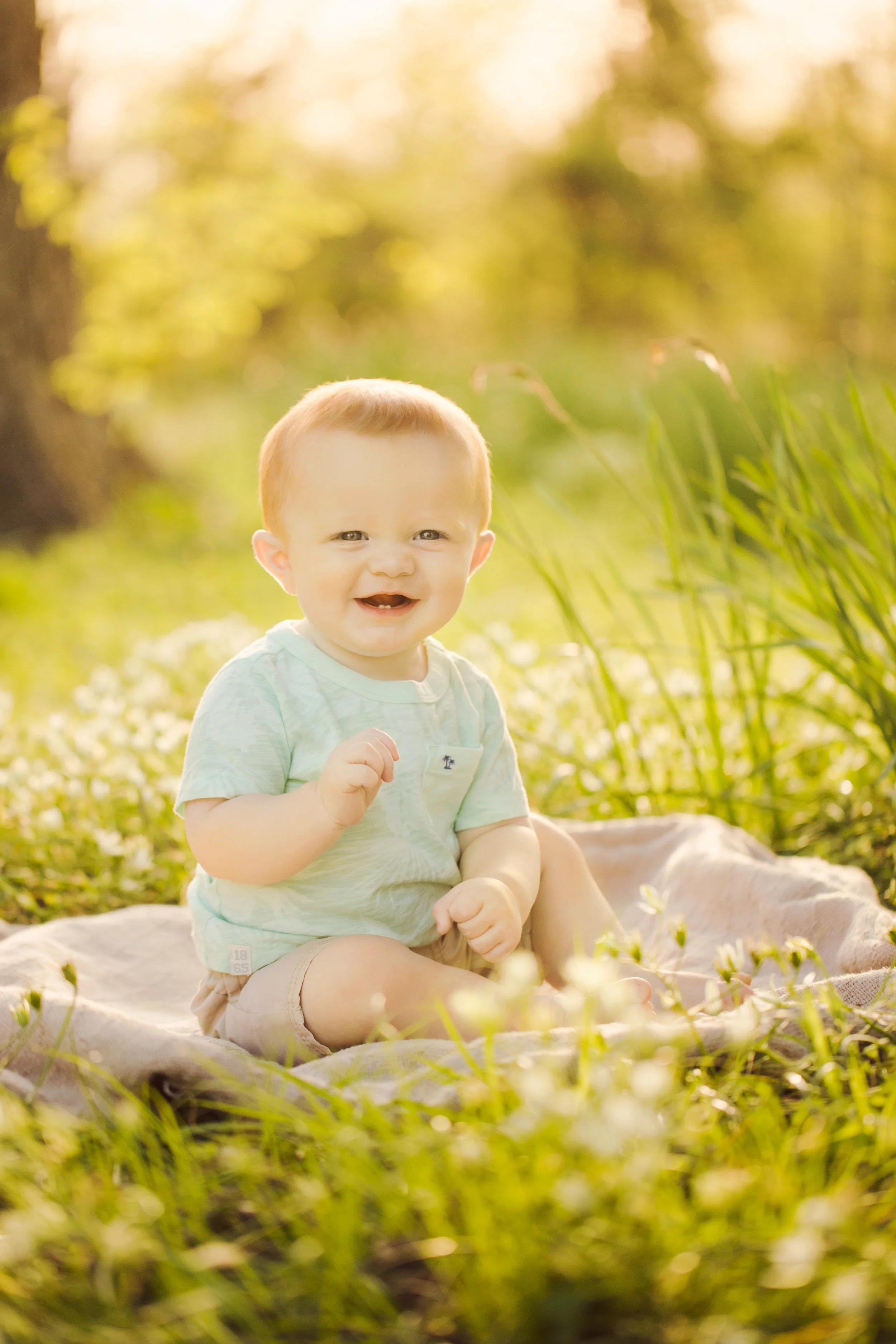 Baby Wyatt, Nine Month Session