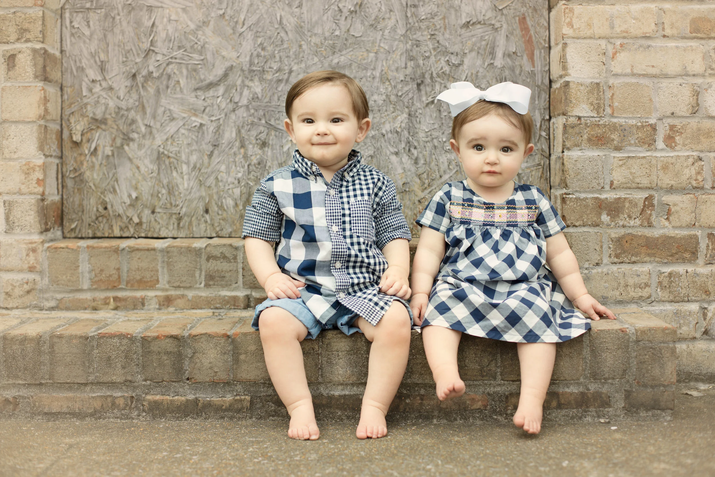 Babies Franklin & Grayson, One Year Session