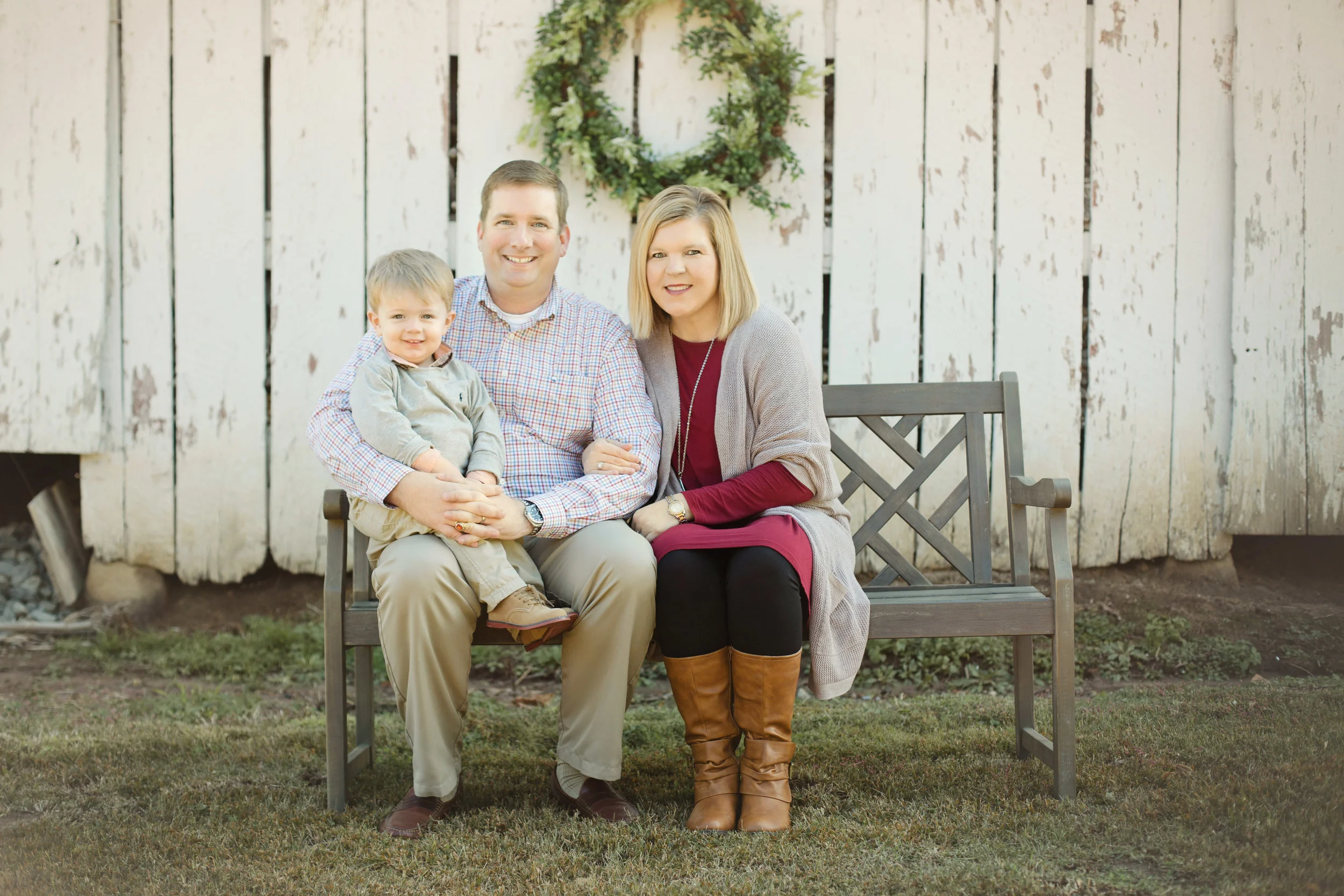 Two-Year-Old Logan and Family