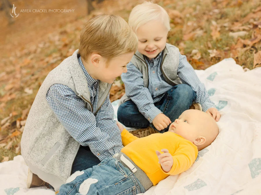 These boys sure do love their baby brother. <3 