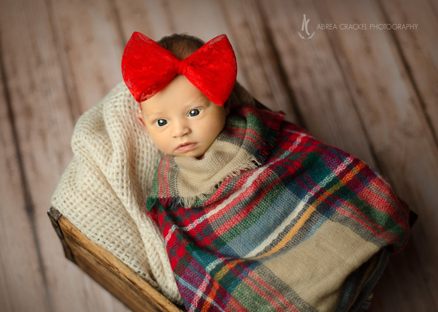 Her momma was ready for her baby girl! She had this sweet bow and scarf wrap ready and waiting to be used in the session.