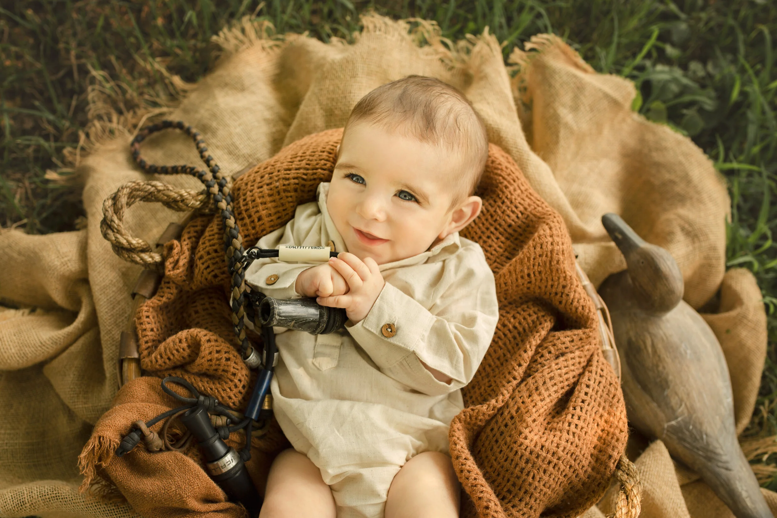 Baby Parker &amp; Family, Three Month Session