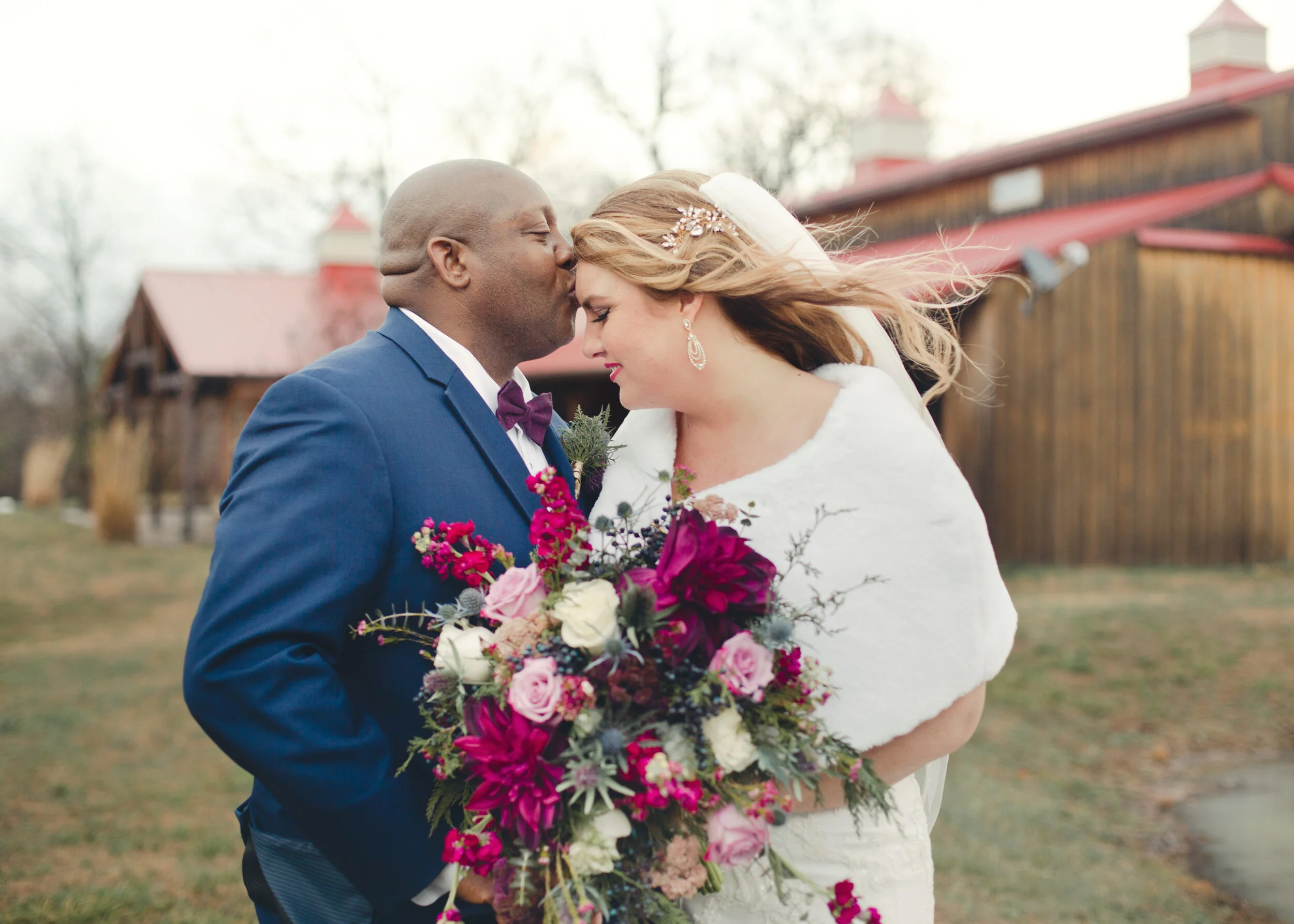 Becky + Eric, Winter Wedding