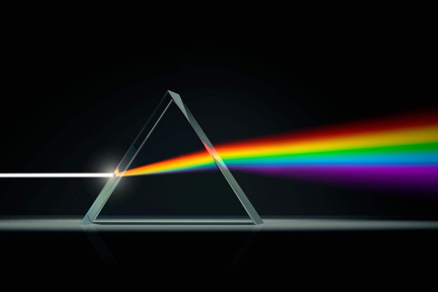 Caption: This is why rainbows appear! Raindrops act like mini-prisms and splits the sunlight into different colors! http://www.dkfindout.com/us/science/light/splitting-light