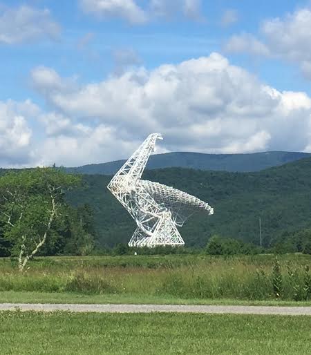 One (of many) of my images of the Green Bank Telescope. Image credit: Caitlin Ahrens