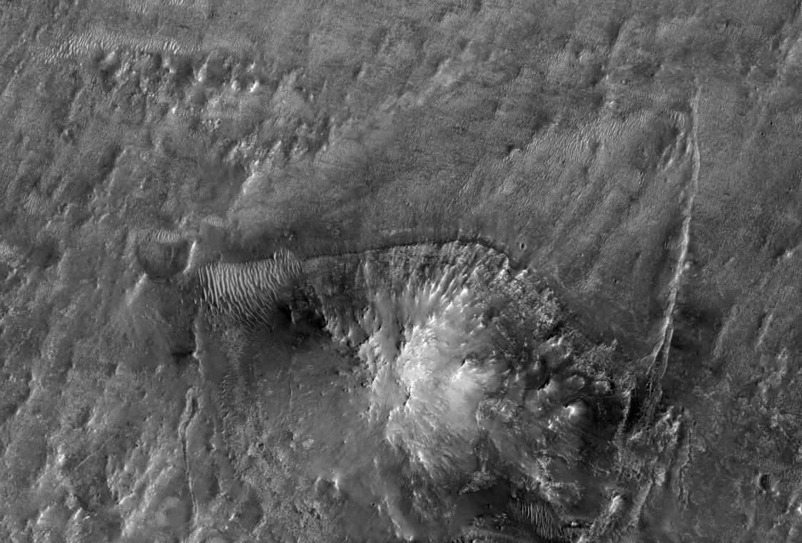 Syrtis region for possible 2020 Mars Rover landing site! Image: ASU-HiRISE.