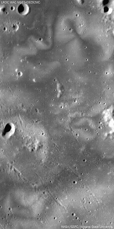 LROC image of more lunar swirl patterns!