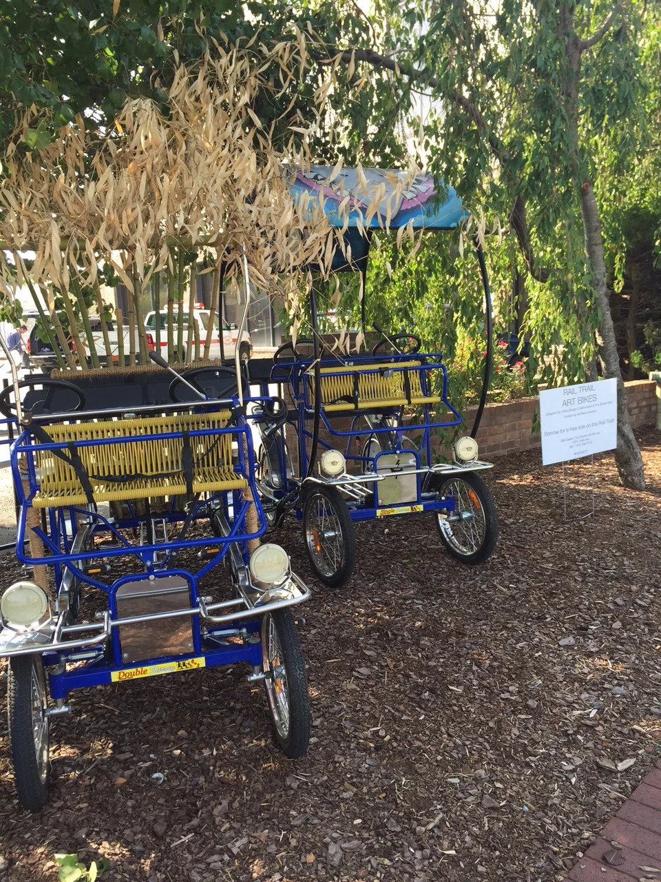 Rail Trail Art Bikes