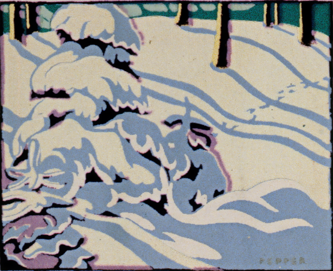Untitled, George Pepper, Serigraph, 1984.01.16