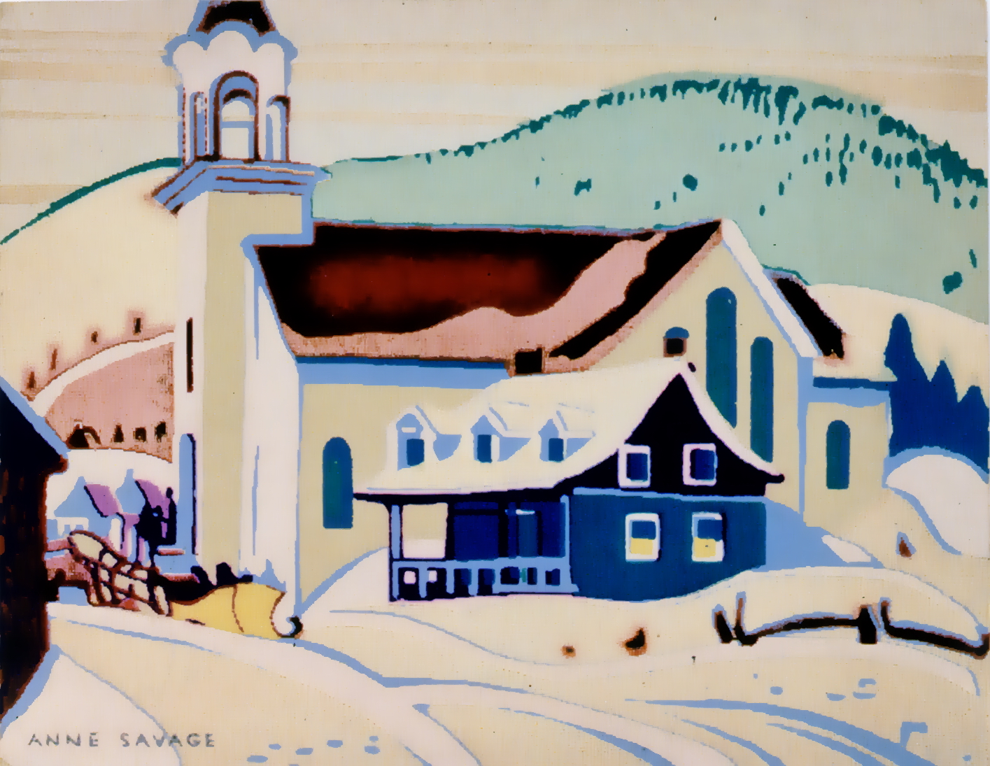 Anne Savage, Untitled, Serigraph, 1984.01.20