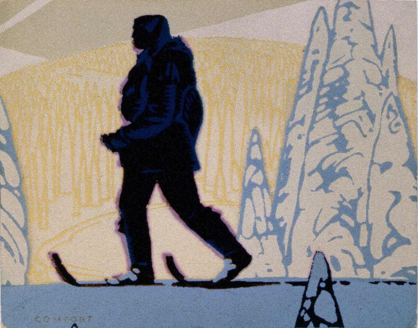 Charles Comfort, serigraph, 1984.01.24