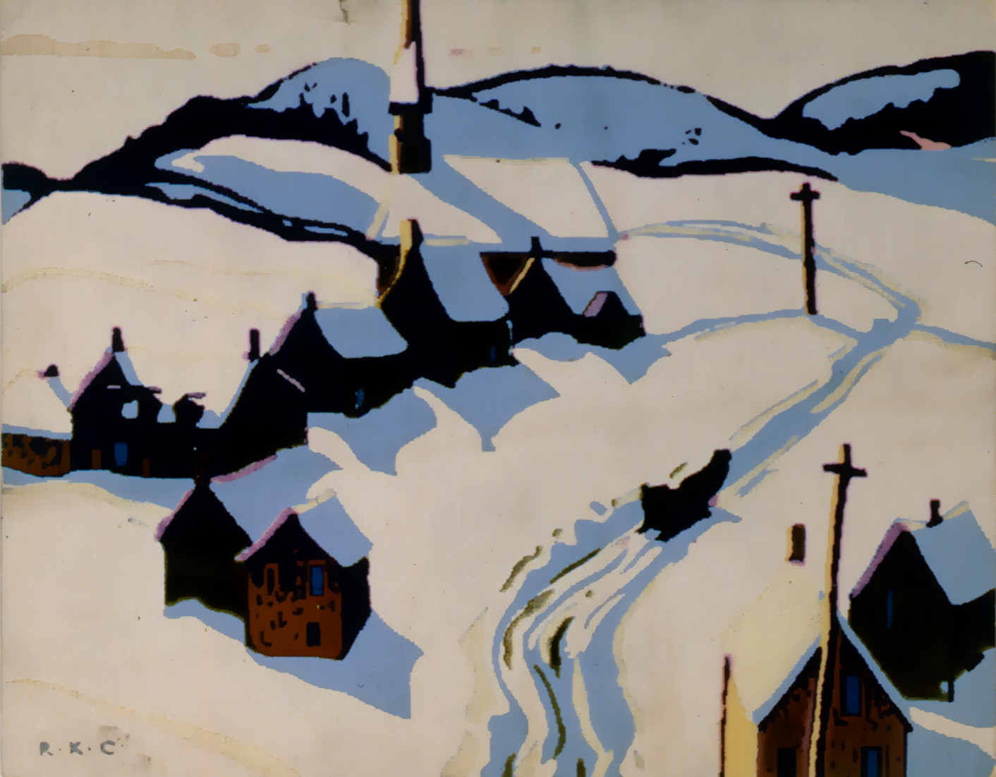 Paraskeva Clark, serigraph, 1984.01.28
